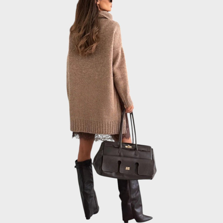 Brooke | Cozy Turtleneck Sweater Dress
