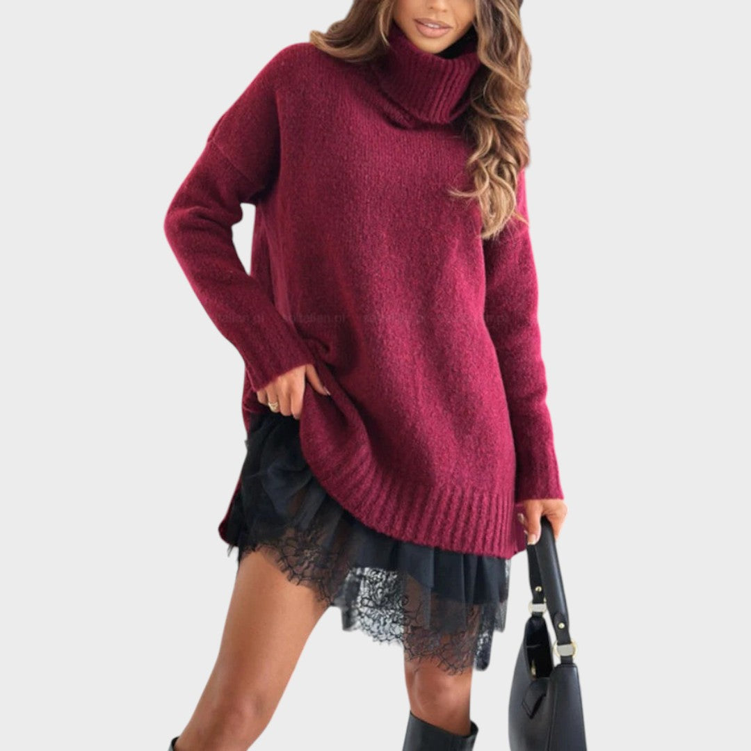 Brooke | Cozy Turtleneck Sweater Dress