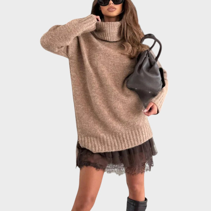 Brooke | Cozy Turtleneck Sweater Dress