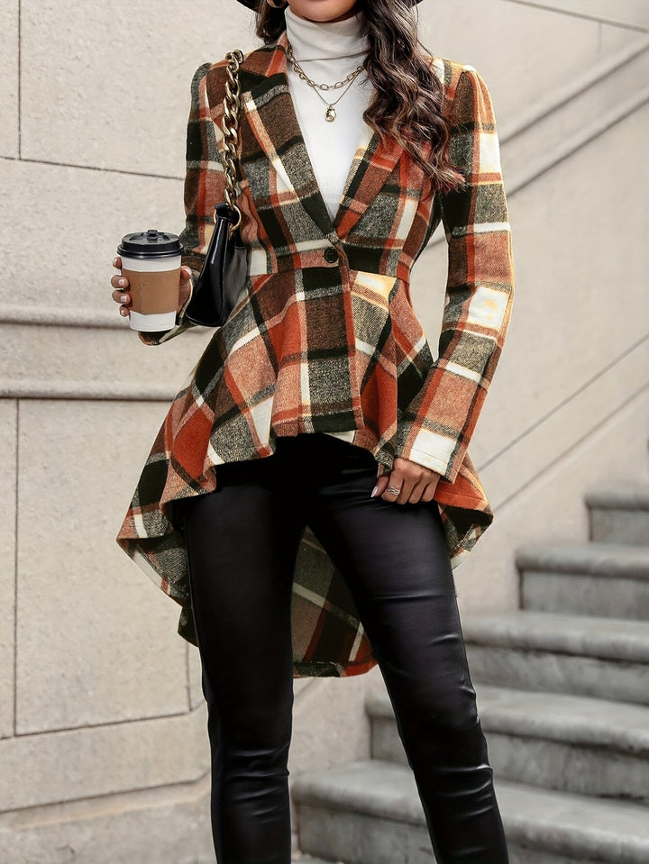 Freya | Draped Longline Jacket