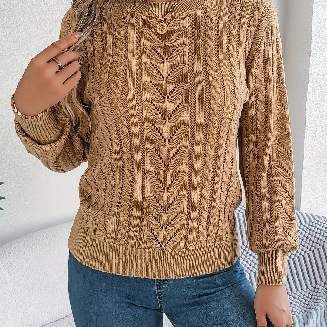Marjorie | Soft Cable-Knit Sweater