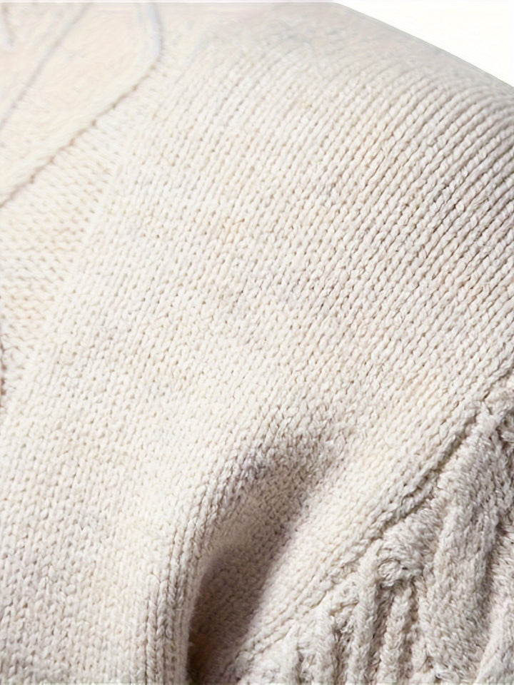 Wallace | Textured Colour-Block Sweater