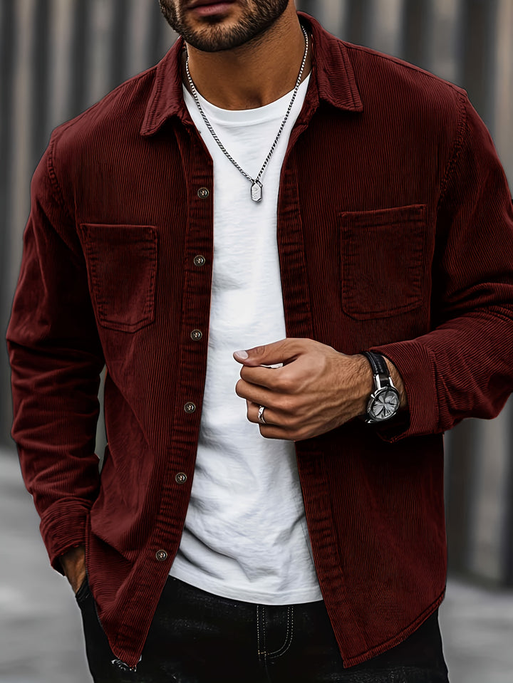 Bryce | Ribbed Textured Overshirt