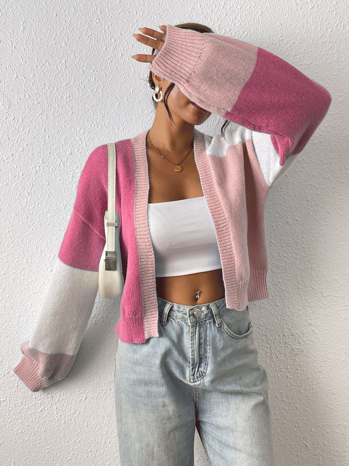 Delphine | Colour-Block Cardigan