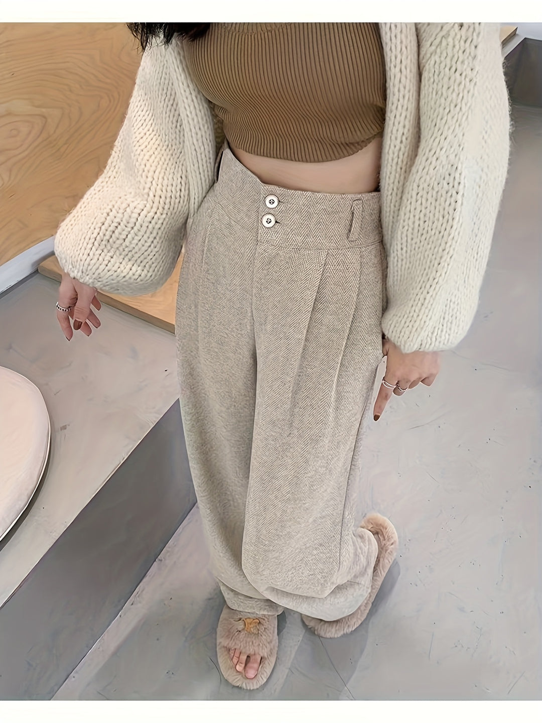 Rosanna | High-Waisted Wide-Leg Trousers