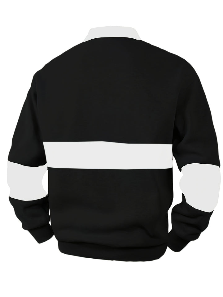 Miles | Colour-Block Rugby Shirt