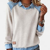 Odalie | Collared Two-Tone Sweater