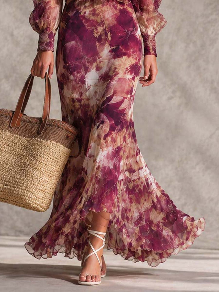 Rosanna | Off-Shoulder Floral Maxi Dress