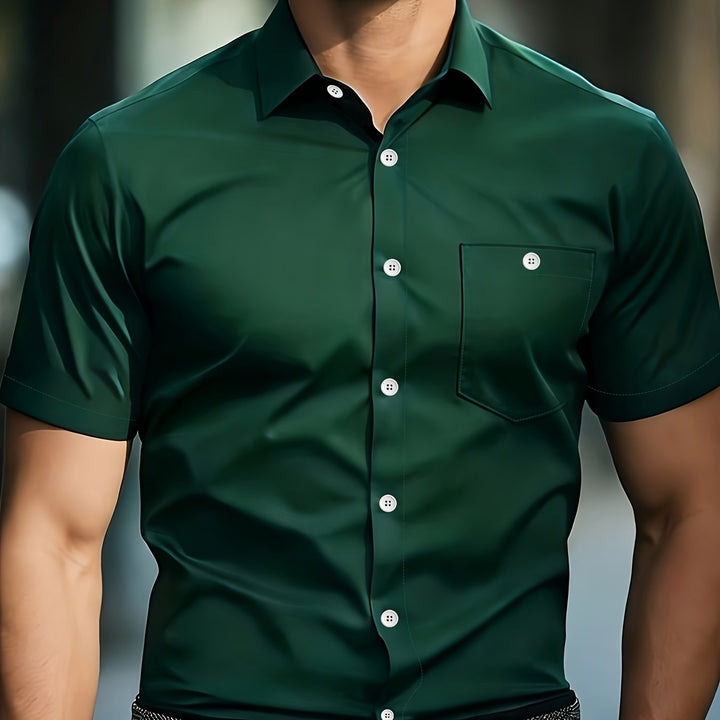 Matthew | Men's Business Casual Short Sleeve Shirt