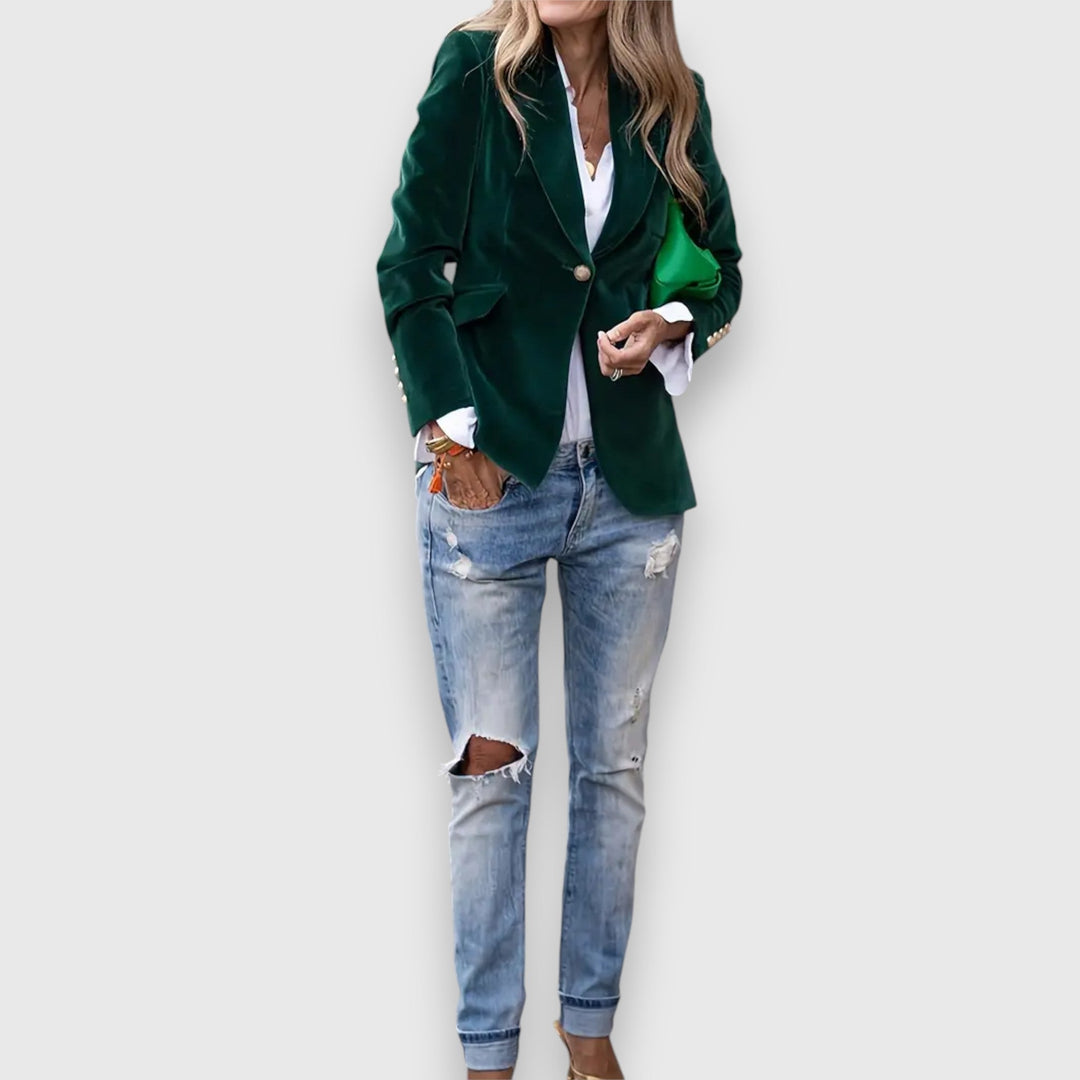 Veronica | Tailored Single-Button Blazer