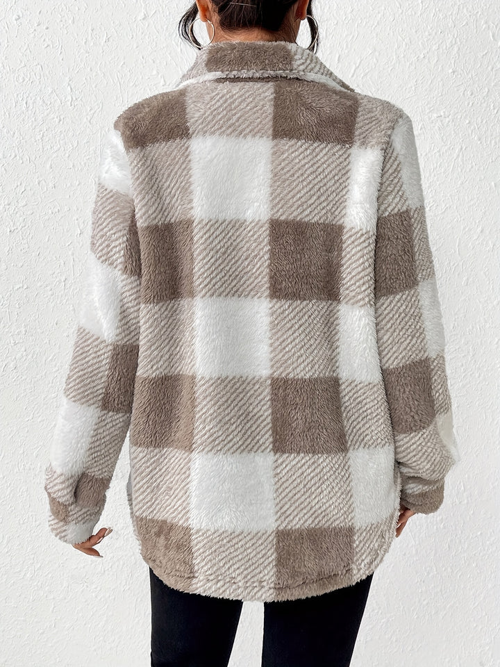 Nora | Cozy Plaid Shacket