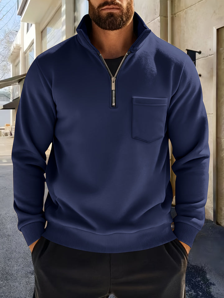 Vaughn | Half-Zip Collared Pullover