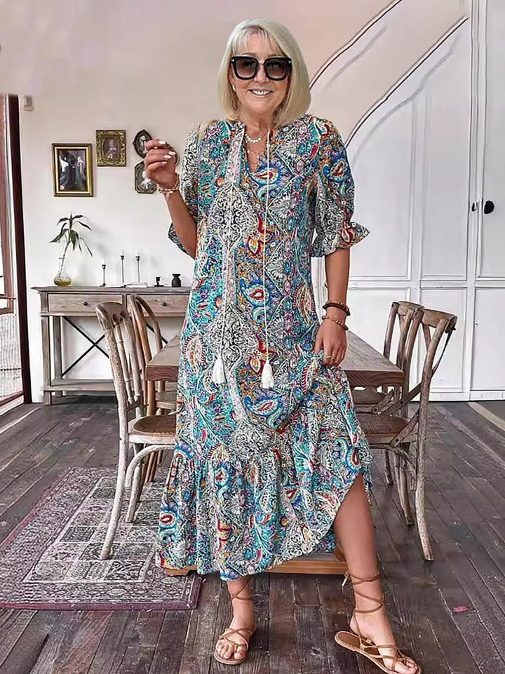 Sylvie | Bohemian Tiered Maxi Dress
