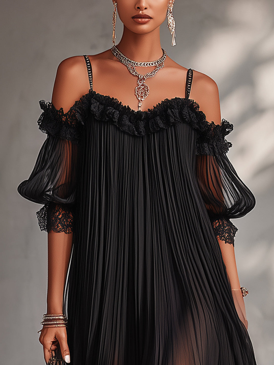 Perrine | Off-Shoulder Ruffle Mini Dress