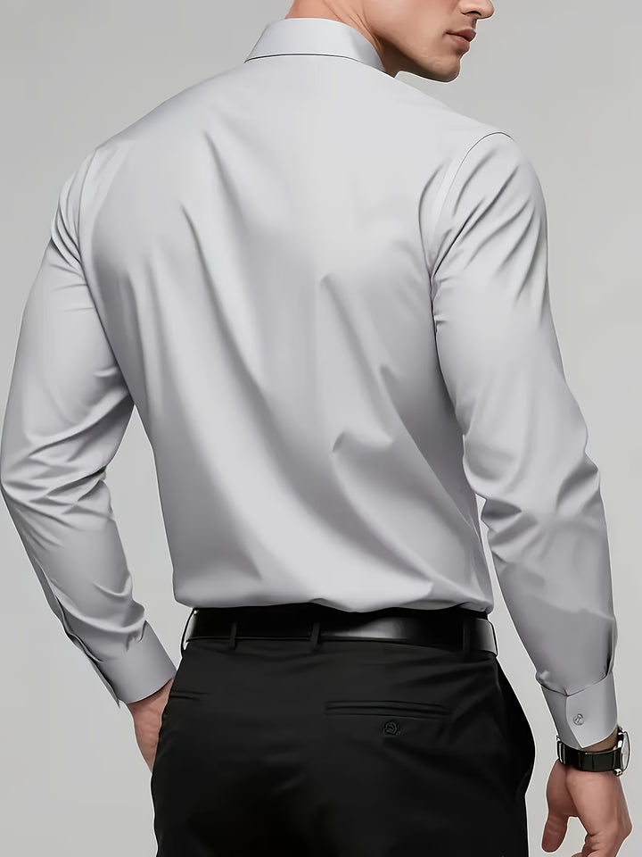 Bennett | Men's Tailored Long Sleeve Button-Up Shirt