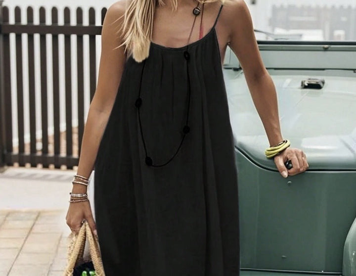 Océane | Backless Gathered Mini Dress