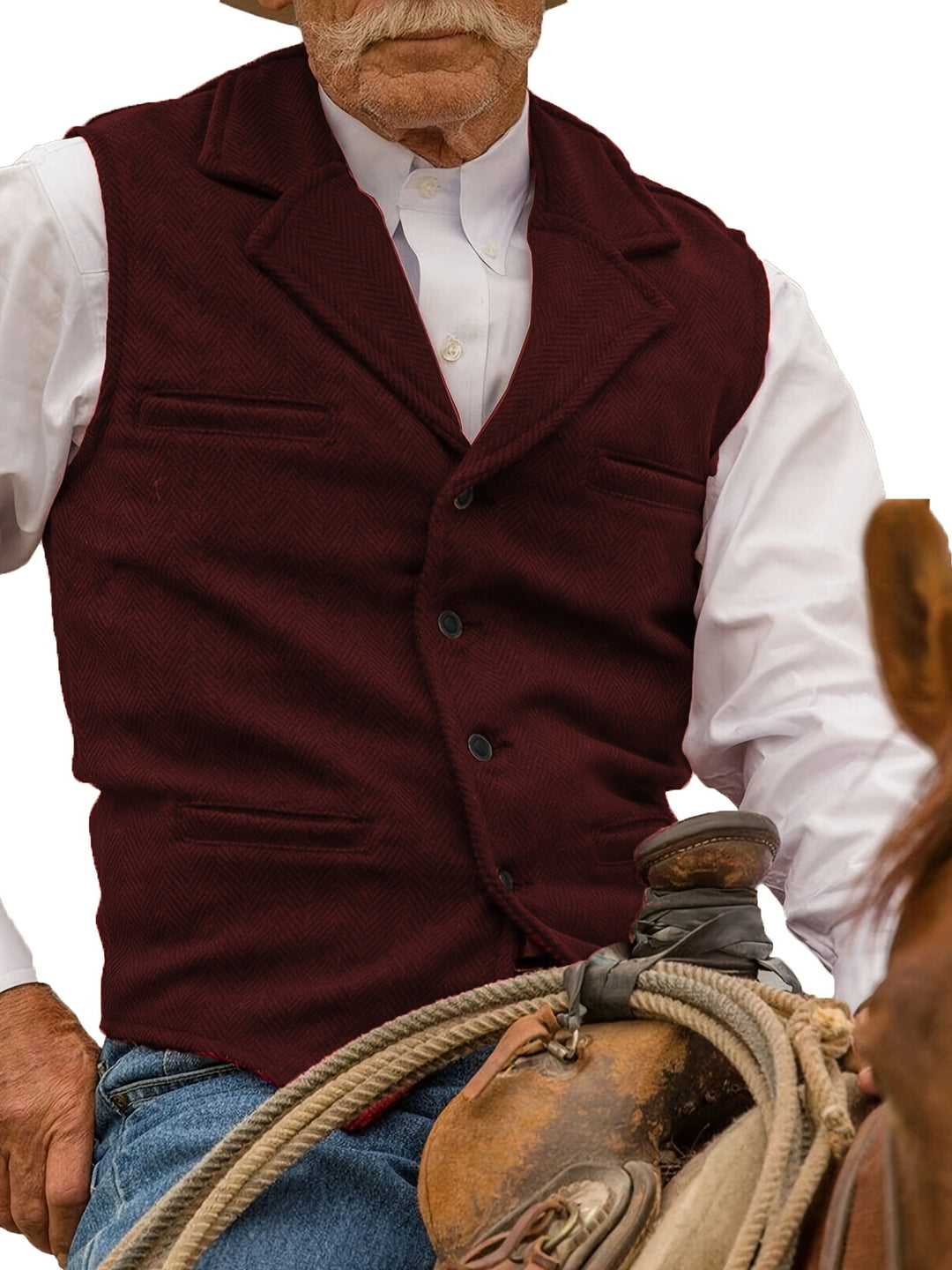 Barnaby | Heritage Herringbone Vest