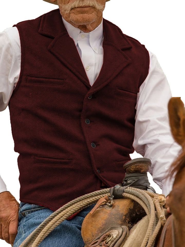 Barnaby | Heritage Herringbone Vest