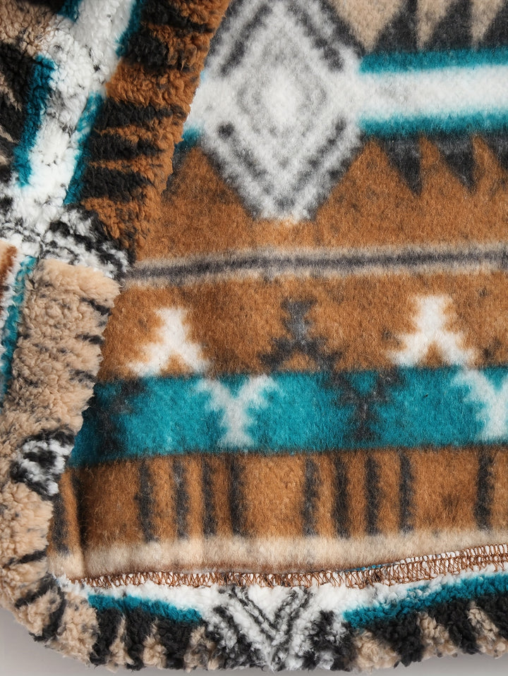 Hudson | Patterned Quarter-Zip Pullover