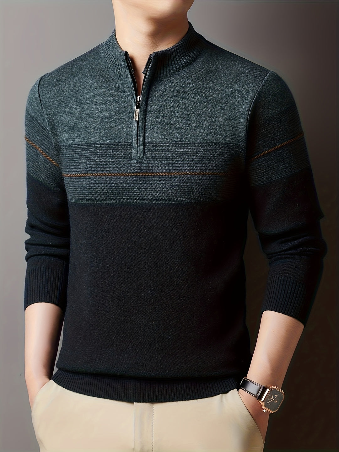 Barrett | Refined Quarter-Zip Sweater