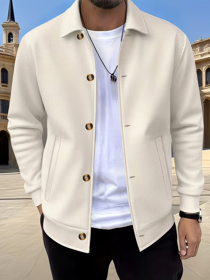 Spencer | Textured Button-Up Jacket