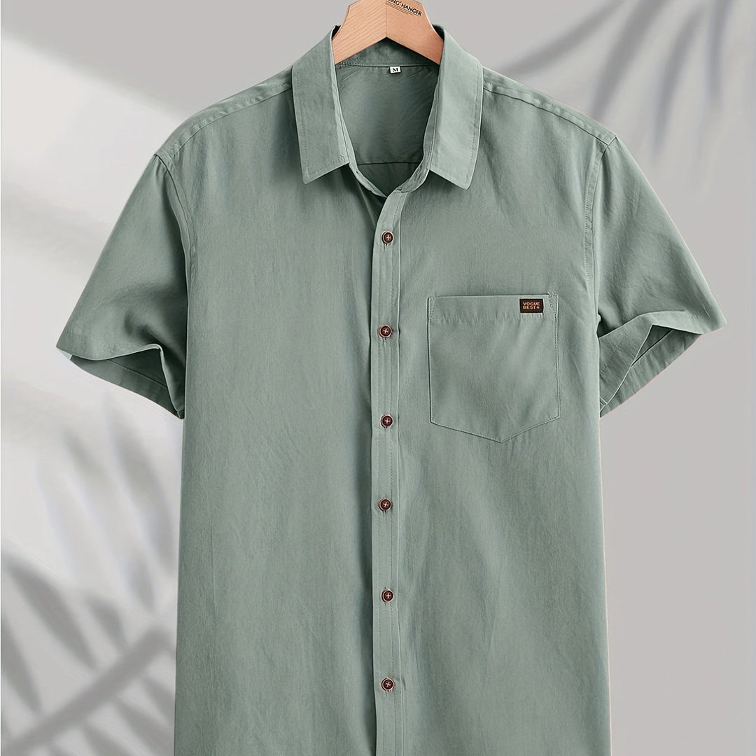 Martin | Men's Casual Short Sleeve Button-Up Shirt