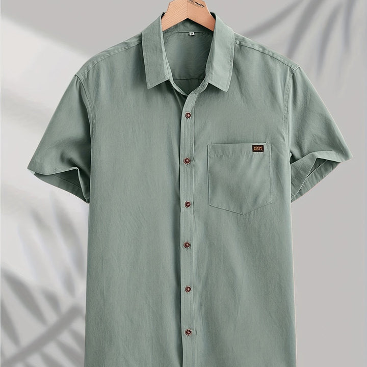Martin | Men's Casual Short Sleeve Button-Up Shirt