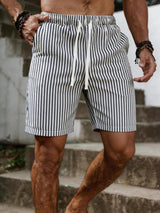 Kane | Men's Striped Casual Shorts