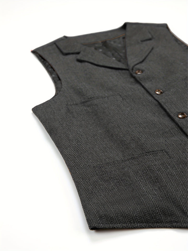 Barnaby | Heritage Herringbone Vest