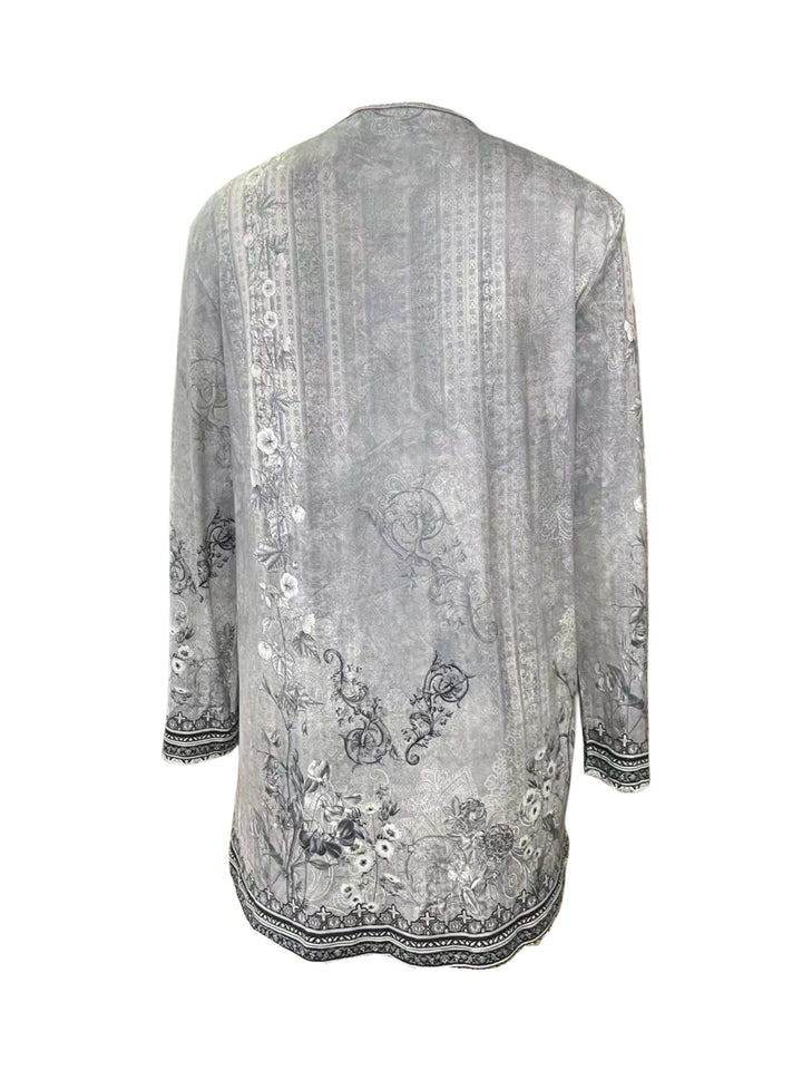 Adelaide | Botanical Open-Front Cardigan