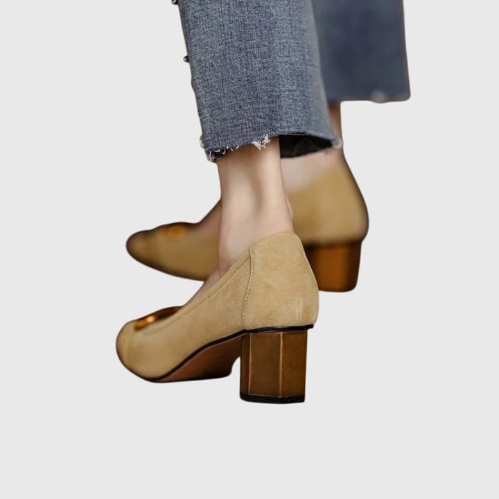 Estella | Refined Block-Heel Pumps