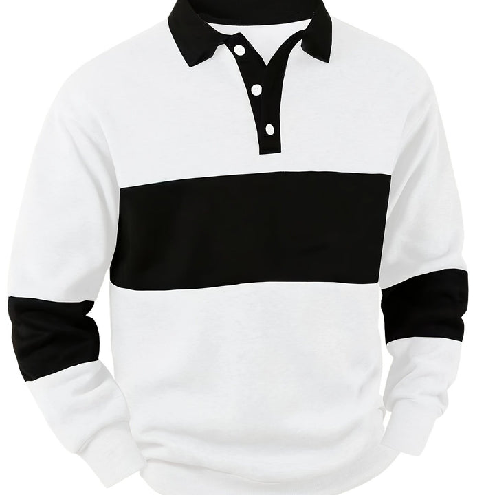 Miles | Colour-Block Rugby Shirt