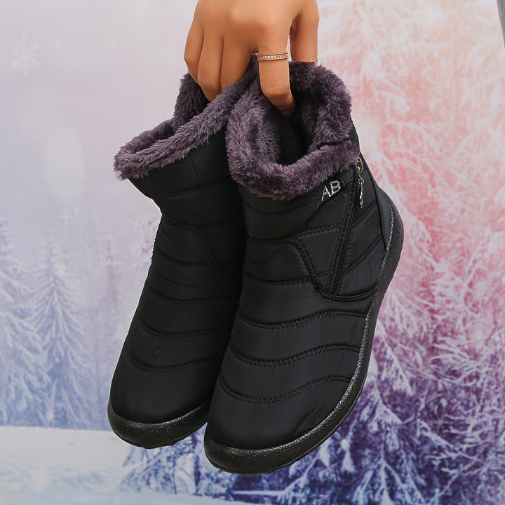 Faye | Cozy-Lined Winter Ankle Boots