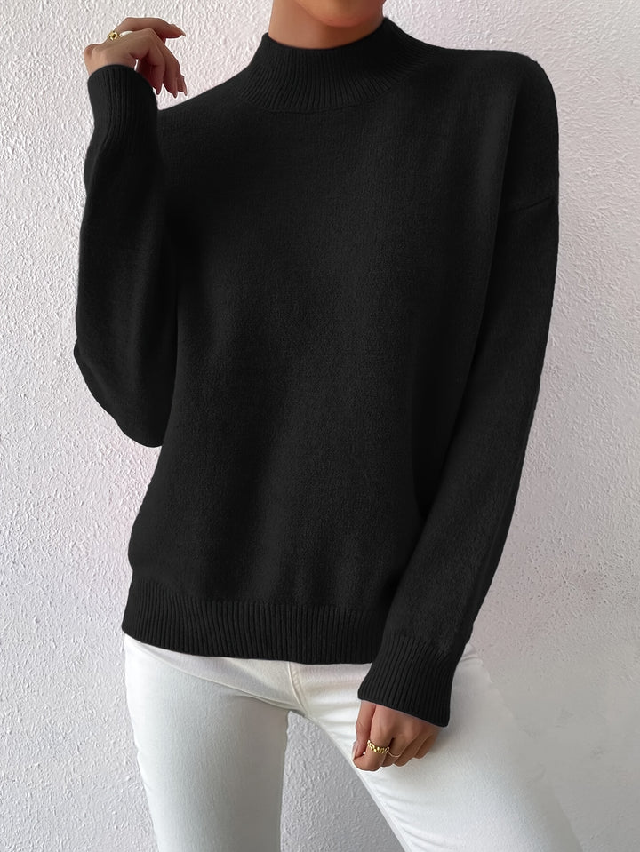 Juniper | Relaxed Mock Neck Sweater