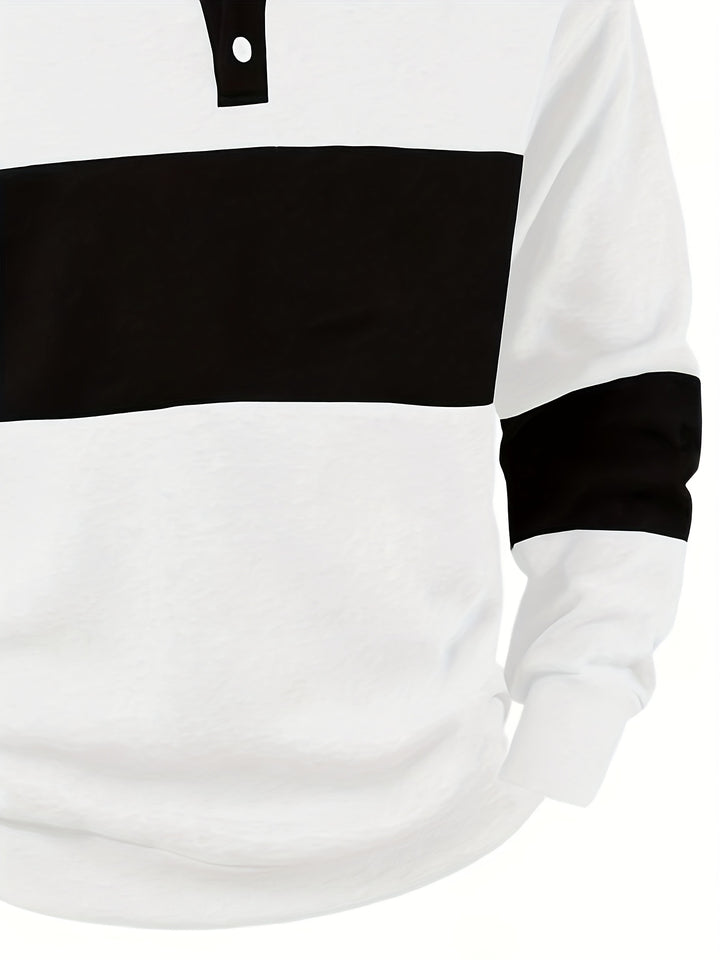 Miles | Colour-Block Rugby Shirt