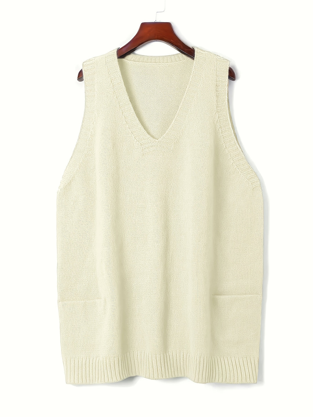 Georgina | Relaxed V-Neck Vest with Pockets
