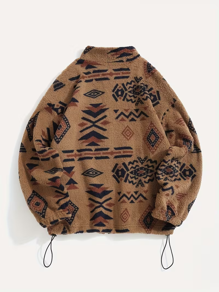 Freda | Patterned Bomber Jacket