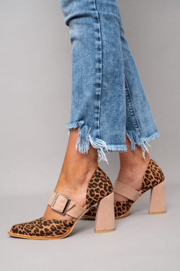 Farrah | Buckled Block-Heel Slingbacks
