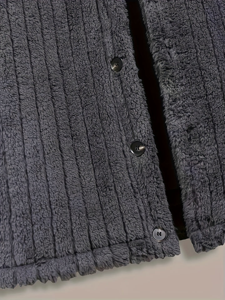 Cedric | Textured Button-Front Jacket