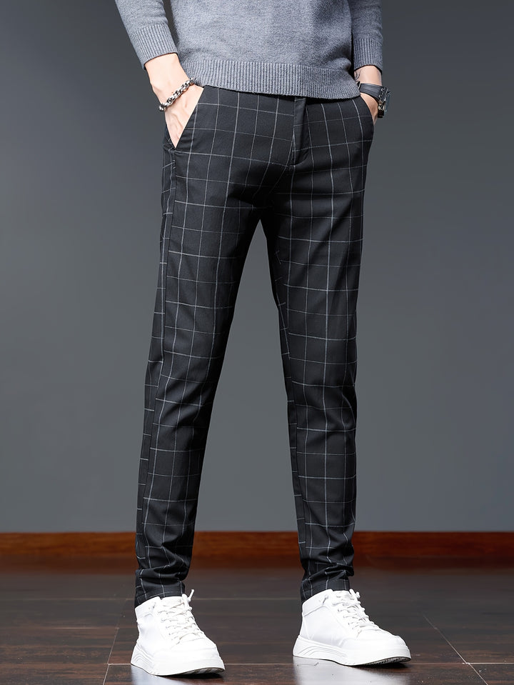 Hugh | Refined Checkered Trousers