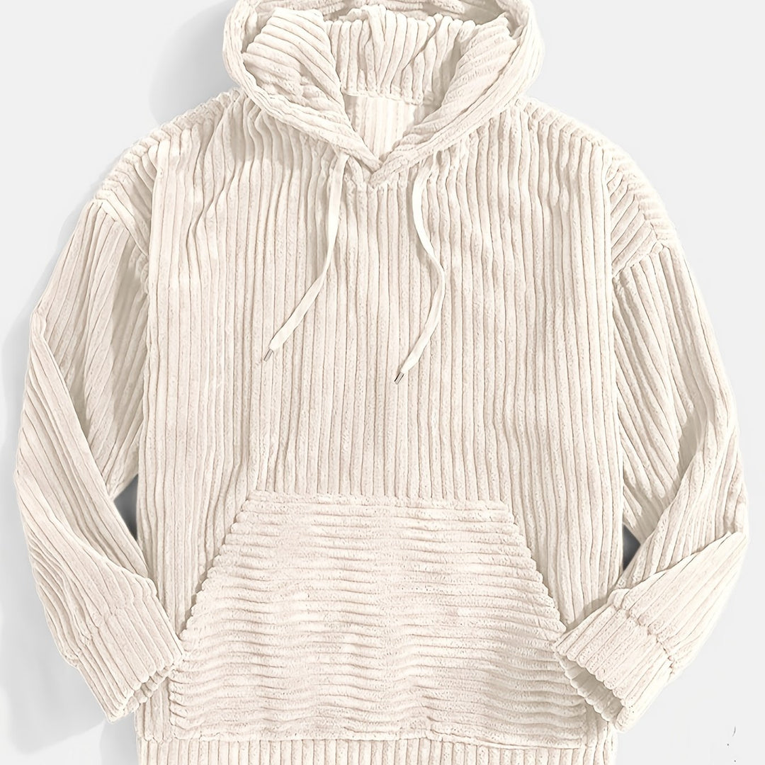 Callan | Relaxed Ribbed Hoodie