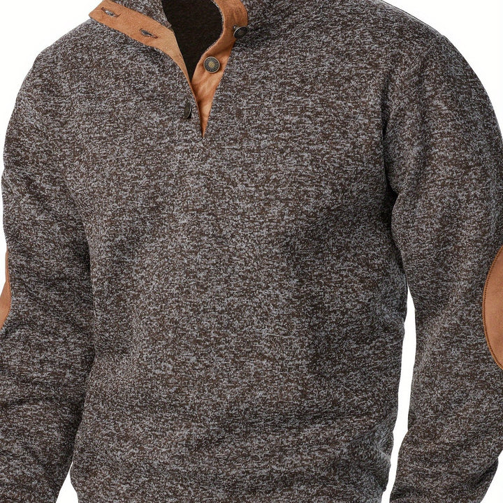 Gideon | Button-Placket Casual Sweatshirt