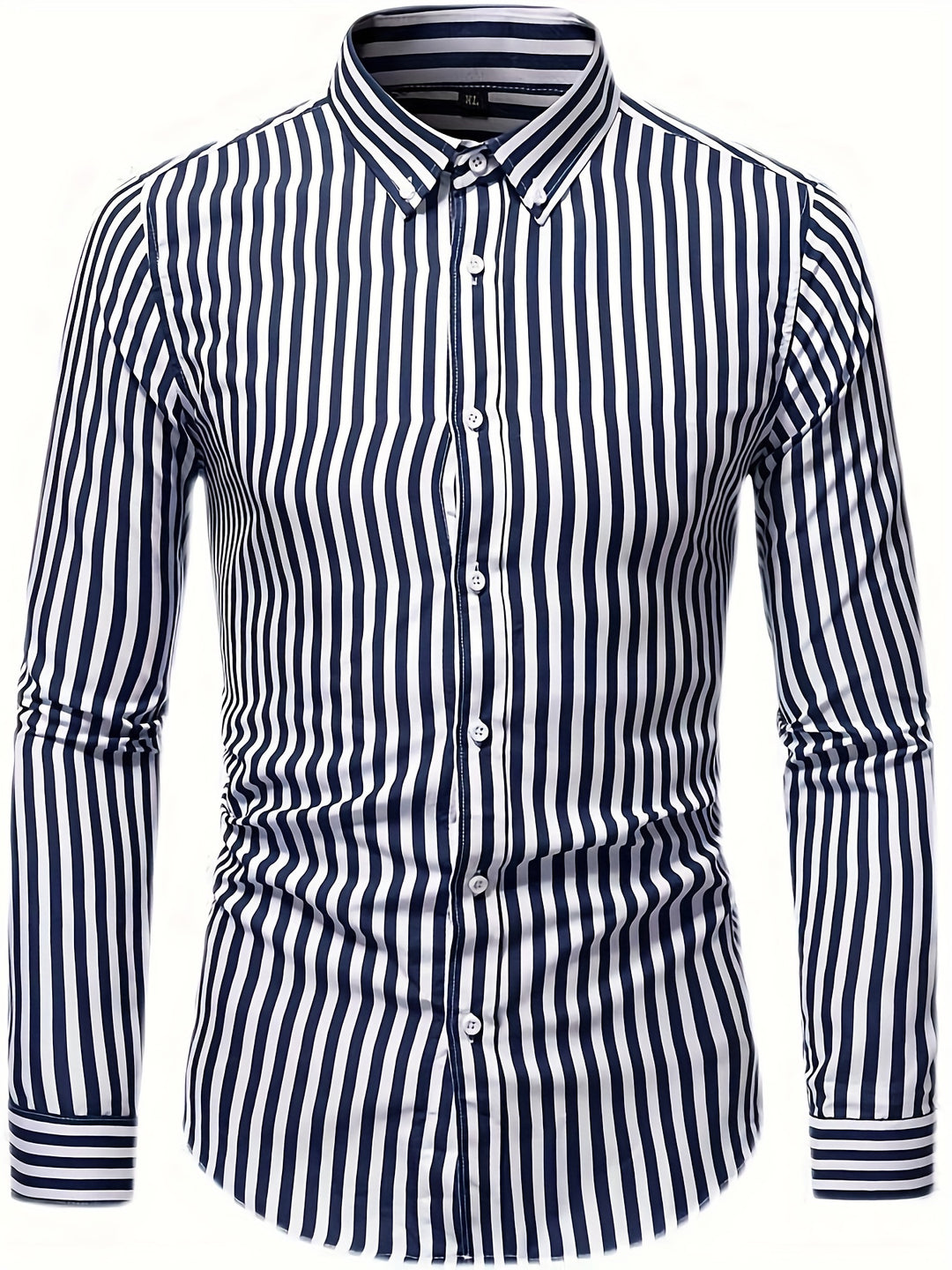 Roland | Men's British Stripe Long Sleeve Shirt