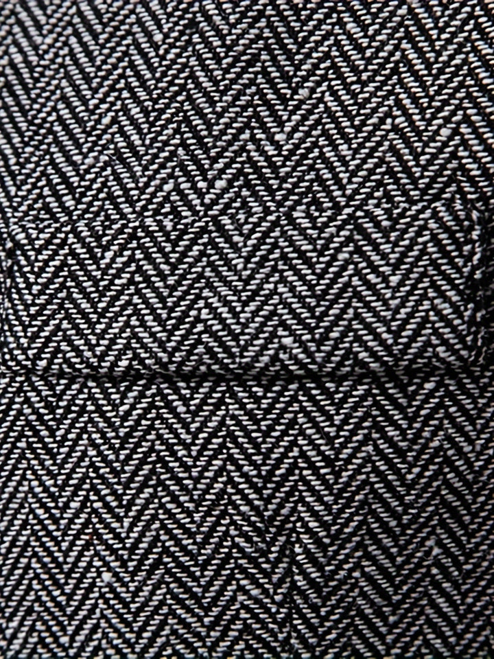 Edmund | Herringbone Single-Breasted Vest