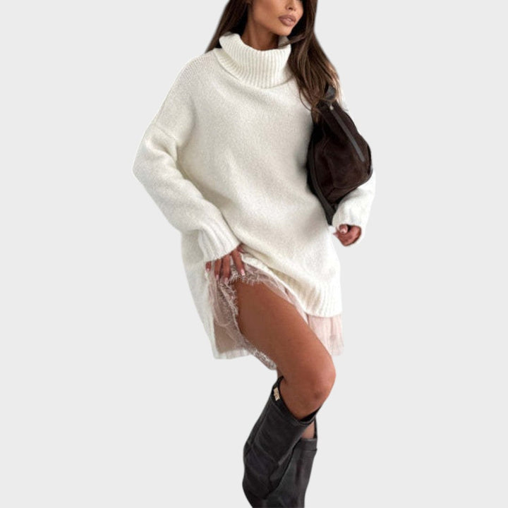Brooke | Cozy Turtleneck Sweater Dress