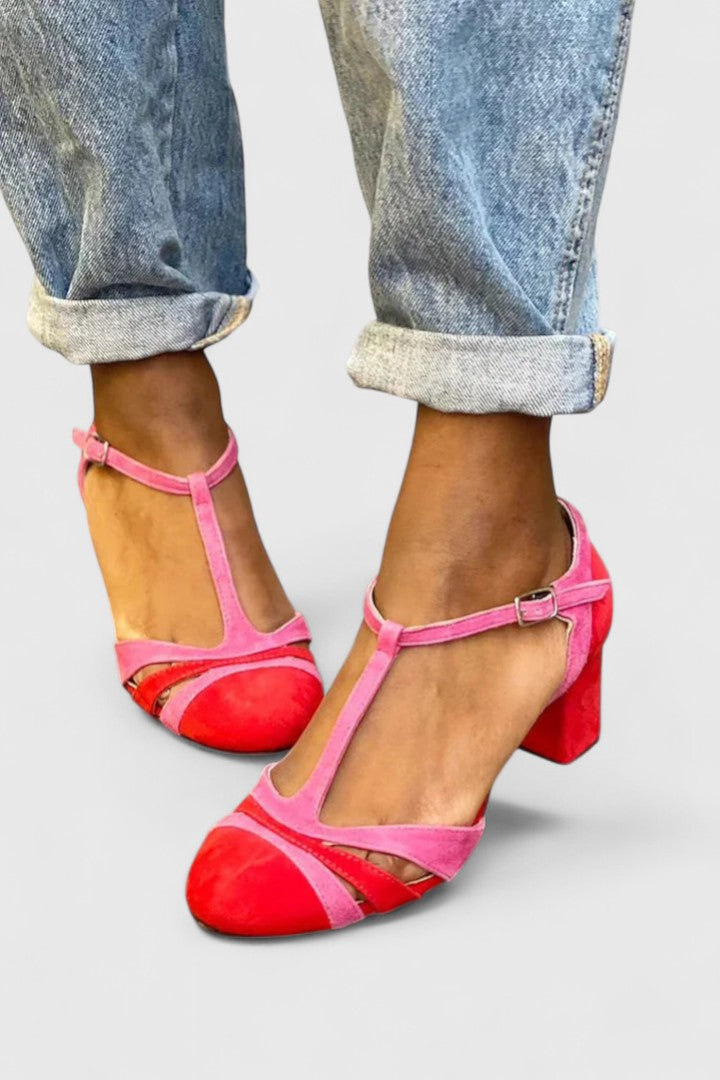 Evelyn | Elegant Block-Heel Sandals