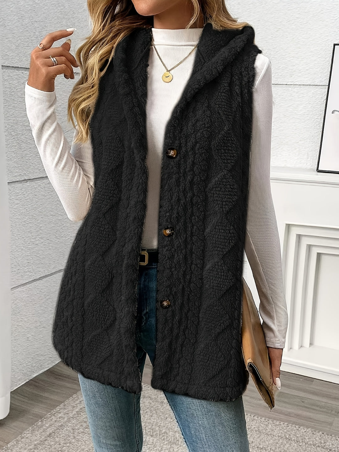 Hazel | Cozy Hooded Vest