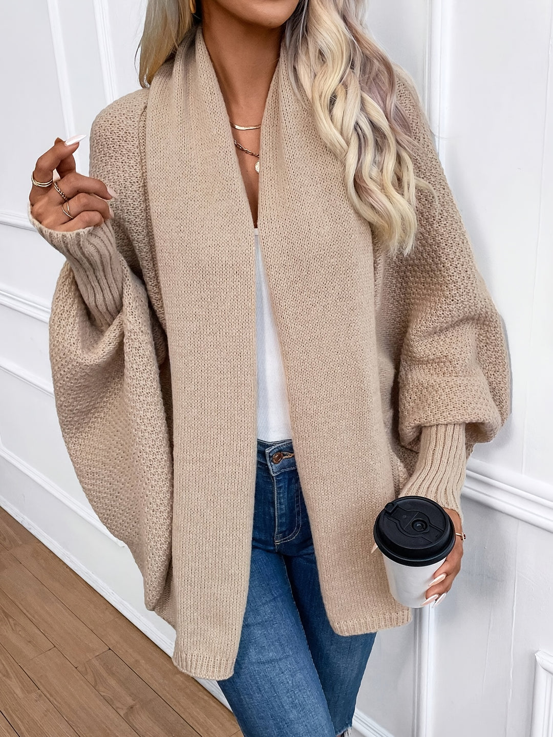 Leona | Draped Batwing Cardigan