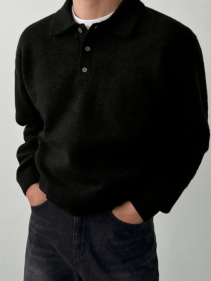 Sullivan | Refined Polo-Collar Sweater