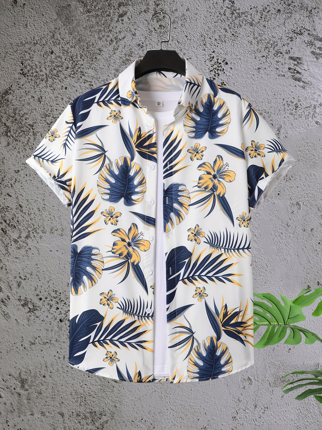 Kingston | Men's Tropical Print Short Sleeve Shirt